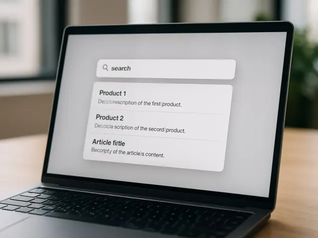 Instant Site Search Widget